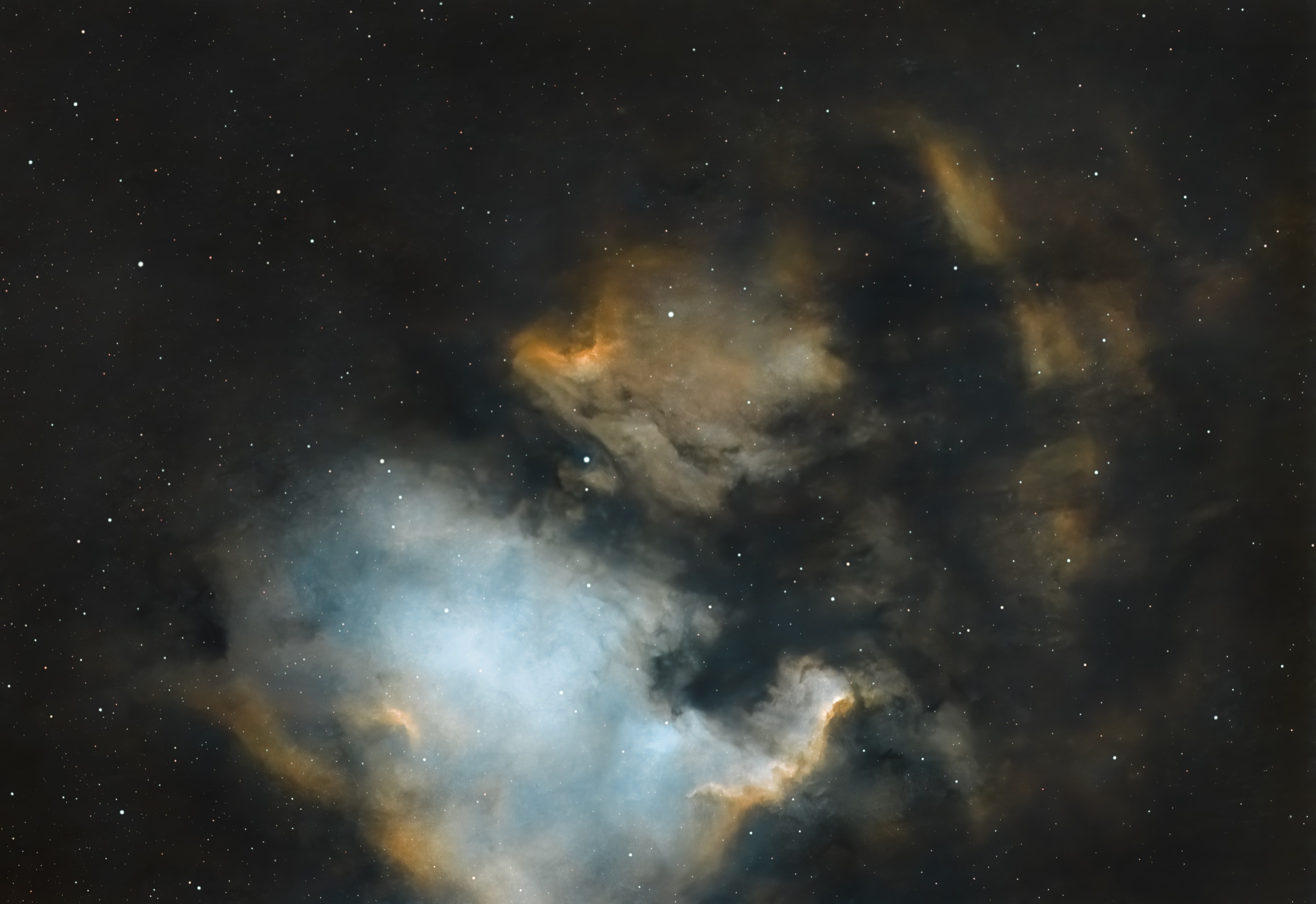 The North America Nebula (NGC 7000) in the SHO palette