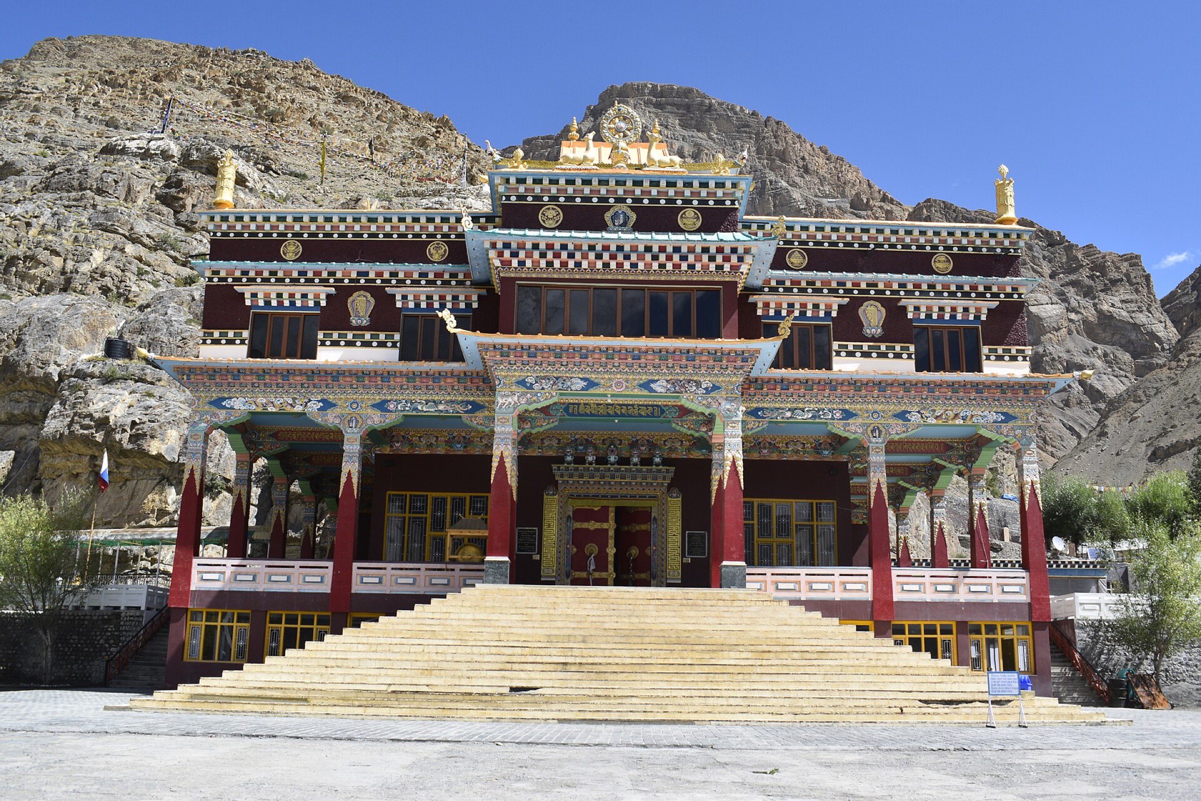 Sakya Tangyud Monastery above Kaza, the heart of Spiti