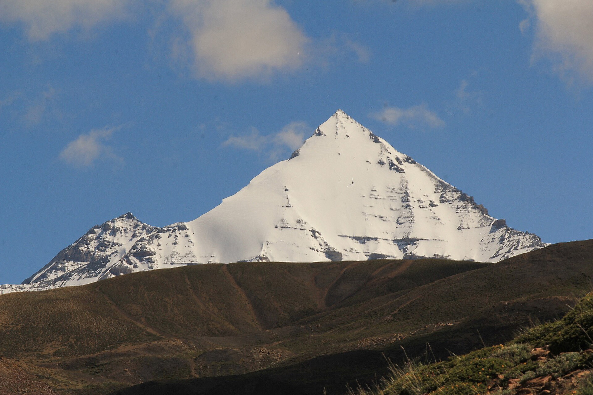 Snow-dusted Spiti peaks above Komic, one of the world’s highest villages